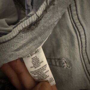 Aeropostale Light Gray Flare & Wide Leg Jeans